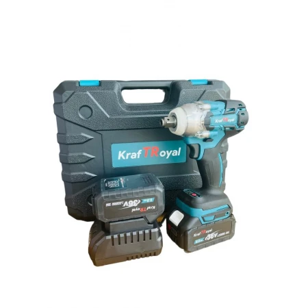 Cheie cu 2 acumulatori, KraftRoyal, motor pe perii, 36 V / 8A/ 850 Nm ( la prețul afișat se vor adăuga 25 lei transportul)