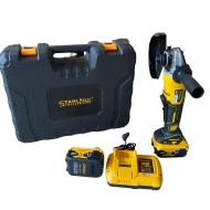 POLIZOR UNGHIULAR FĂRĂ FIR STAHLMAYER 36V 8,0 AH + 2 BATERII ÎNCĂRCĂTOR ȘI CARCASĂ