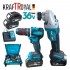 MAȘINĂ DE ÎNȘURUBAT ȘI POLIZOR UNGHIULAR FĂRĂ PERII KRAFTROYAL 36V 8,0AH 36V 8,0AH POLIZOR ȘI ȘURUBELNIȚĂ FĂRĂ FIR GERMAN 2ÎN1