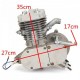 MOTOR PENTRU BICICLETE PE BENZINĂ 80CC MOTOR PENTRU BICICLETE PE BENZINĂ 80CC
