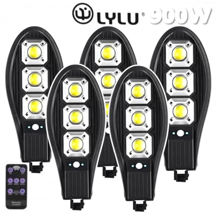 Lampă solară LED 900W LYLU Reflector 5 bucăți Lampă solară LED 900W LYLU Reflector 5 bucăți