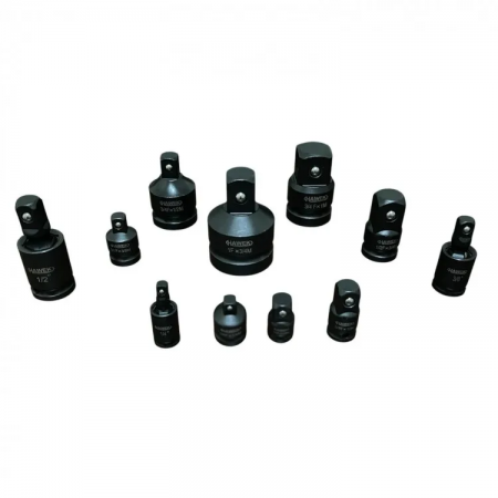 Set adaptoare de impact - adaptoare pentru chei tubulare 11 piese HAWEK