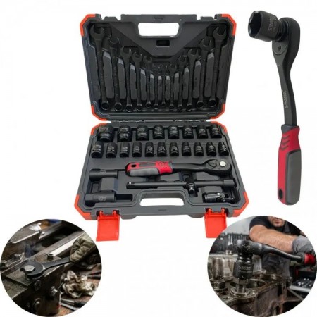 Cheie de impact 1/2" 37 bucăți STAHLMAYER