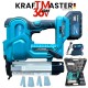 Capsator fără fir fără perii KRAFT MASTER 36V 10AH 2 baterii și cutie