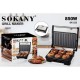 Grătar electric / grătar SOKANY SK-223