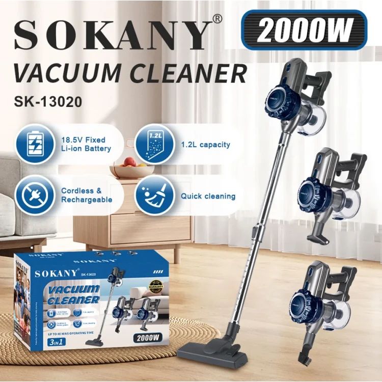 Aspirator SOKANY SK-13020 – fără fir, 2000W