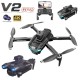 Drona pliabilă V2 GPS K4 PRO cu telecomandă Drona pliabilă V2 GPS K4 PRO cu telecomandă