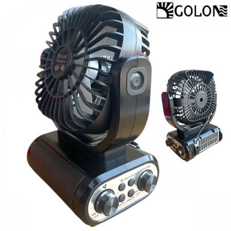 Ventilator solar cu radio, Golon RX-F75BTS Ventilator solar cu radio, Golon RX-F75BTS
