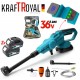Aparat de splat cu presiune, cu motor fara perii, fara fir, 6 in 1, 36 V, 8,0 Ah, KRAFTROYAL, 200 bar, 3500 W, cu afisaj, pulverizator cu 6 duze, 2 baterii Aparat de splat cu presiune, cu motor fara perii, fara fir, 6 in 1, 36 V, 8,0 Ah, KRAFTROYAL, 200 bar, 3500 W, cu afisaj, pulverizator cu 6 duze, 2 baterii