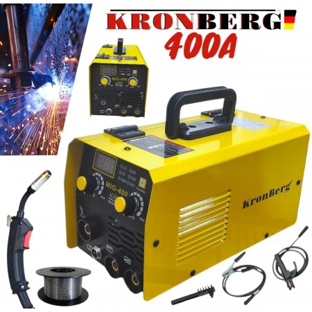   Aparat de sudura  invertor cu rola sarma  400A 2 în 1 Echipament de sudură KRONBERG 2 în 1