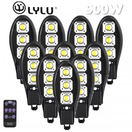 Lampă solară LED 900W LYLU Reflector 10 bucăți