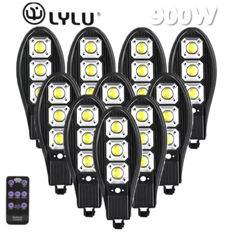 Lampă solară LED 900W LYLU Reflector 10 bucăți Lampă solară LED 900W LYLU Reflector 10 bucăți