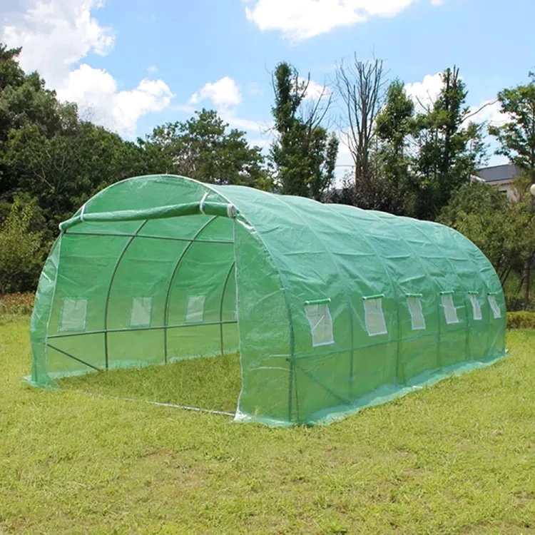 Seră Tunnel Pro cu 2 uși 6x3x2.5m cu nailon armat (18 mp)