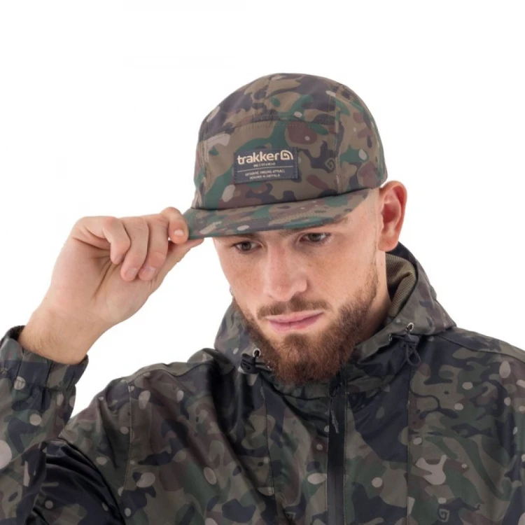 Șapcă impermeabilă Trakker TechPro Camo 5 Panel Cap Șapcă impermeabilă Trakker TechPro Camo 5 Panel Cap