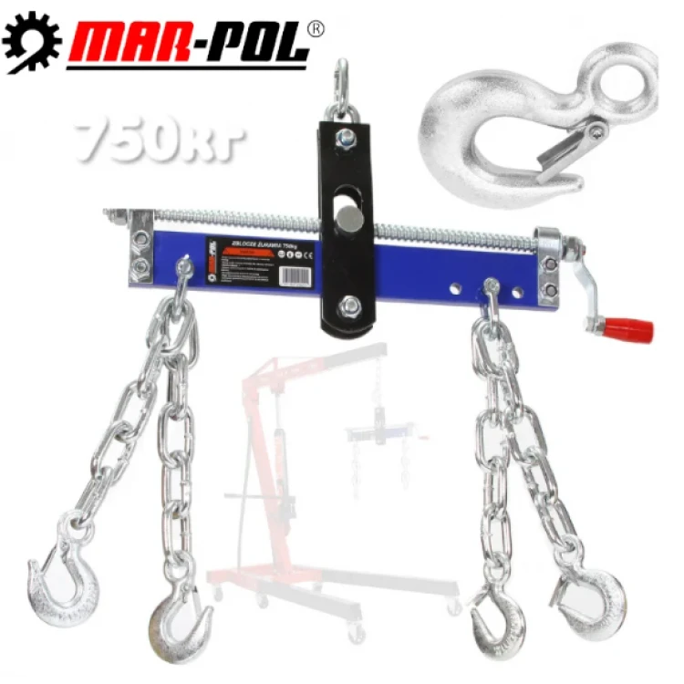 Suport pentru ridicare motor de masina Mar-Pol ranforsat (pentru încărcare și descărcare) 750 kg