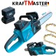 Ferăstrău cu lanț fără fir, tăietor de lemne cu afișaj, 48V 12AH, 2 baterii, 2 lanțuri, KRAFTMASTER, bară de 30cm Ferăstrău cu lanț fără fir, tăietor de lemne cu afișaj, 48V 12AH, 2 baterii, 2 lanțuri, KRAFTMASTER, bară de 30cm