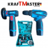 Set șurubelniță fără fir + mini polizor unghiular KRAFTMASTER 24V