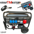 Generator cu motor în patru timpi cu roți și telecomandă 7,5 kW KRAFT MASTER 13 CP 220V 380V 12V