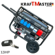 Generator cu motor în patru timpi cu roți și telecomandă 7,5 kW KRAFT MASTER 13 CP 220V 380V 12V Generator cu motor în patru timpi cu roți și telecomandă 7,5 kW KRAFT MASTER 13 CP 220V 380V 12V