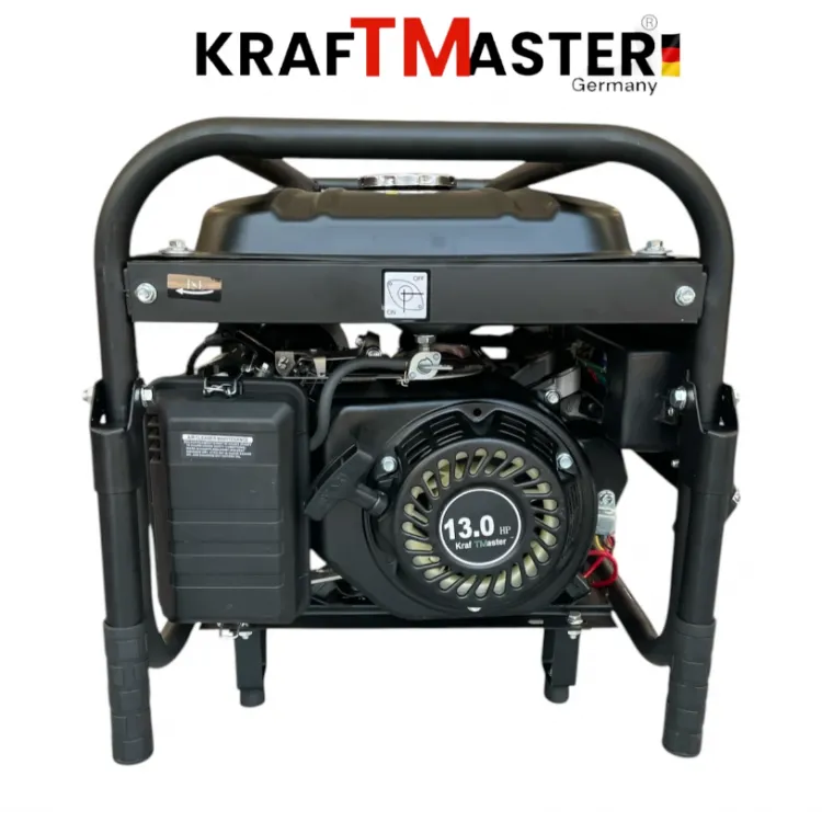 Generator cu motor în patru timpi cu roți și telecomandă 7,5 kW KRAFT MASTER 13 CP 220V 380V 12V Generator cu motor în patru timpi cu roți și telecomandă 7,5 kW KRAFT MASTER 13 CP 220V 380V 12V