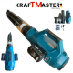 Aspirator și suflantă fără fir 2 în 1 KRAFT MASTER 48V 12AH 2 baterii