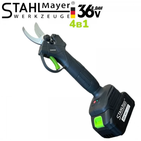Set de grădină profesional 4 în 1 STAHLMAYER Foarfecă de grădinărit 36V, tăietor de crengi, trimmer pentru tuns iarba fără fir și pistol suflanta turbo 36V 8.0AH, 2 baterii Set de grădină profesional 4 în 1 STAHLMAYER Foarfecă de grădinărit 36V, tăietor de crengi, trimmer pentru tuns iarba fără fir și pistol suflanta turbo 36V 8.0AH, 2 baterii
