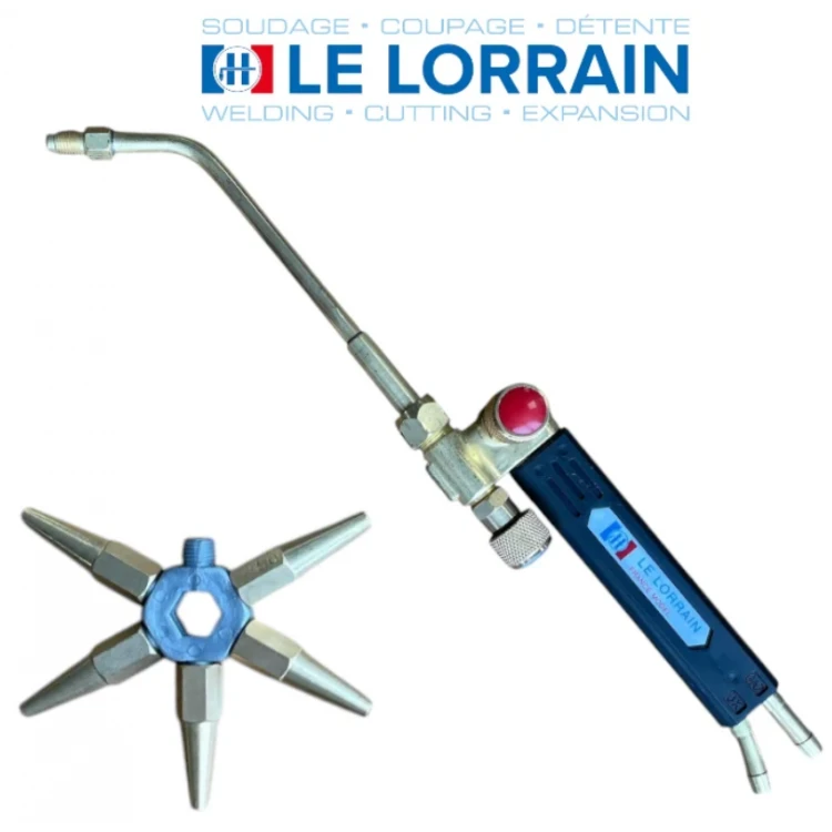Torță oxi-combustibilă pentru oxigen LE LORRAIN 7 duze