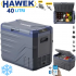 Frigider/congelator portabil cu compresor 12V/24V 100/220V 40 litri HAWEK, NL40