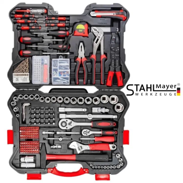 Set chei tubulare 303 piese 1/2″ 1/4″ Scule STAHLMAYER