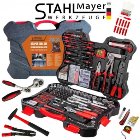 Set chei tubulare 303 piese 1/2″ 1/4″ Scule STAHLMAYER