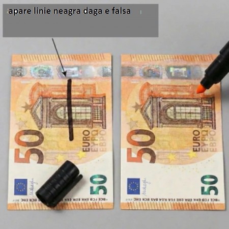 Set de 5 stilouri pentru testarea bancnotelor EUR USD € $