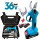 Foarfecă de grădinărit fără fir + cuțit de rezervă cadou 36V 8.0AH 33mm 2 baterii 