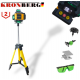 Nivelă laser 4D cu 16 linii KRONBERG 4D cu indicator de baterie + trepied