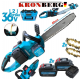 Ferăstrău pentru lemne fără fir 36V KRONBERG 10.0AH Bară 40cm 2x Baterii 2x Lanțuri călite