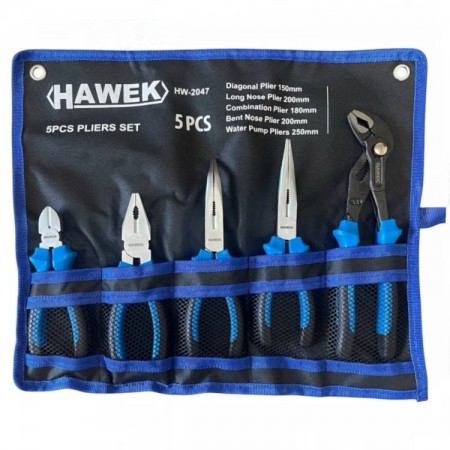 Set clești profesionali 5 piese HAWEK Set clești profesionali 5 piese HAWEK