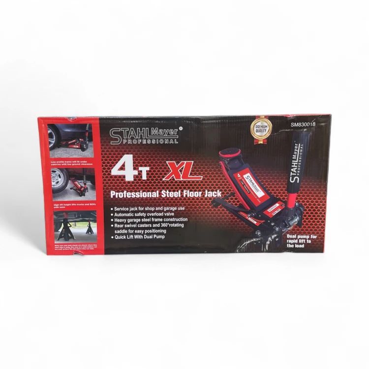 Cric cu profil redus 4 tone Crocodile STAHLMAYER - XL, 83-505mm, cu 2 pompe Cric cu profil redus 4 tone Crocodile STAHLMAYER - XL, 83-505mm, cu 2 pompe