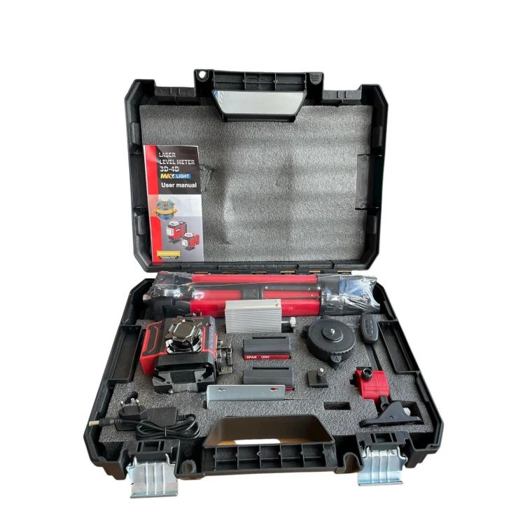 Nivelă laser cu 16 linii KRAFTROYAL 4D cu indicator de baterie senzor + trepied Nivelă laser cu 16 linii KRAFTROYAL 4D cu indicator de baterie senzor + trepied