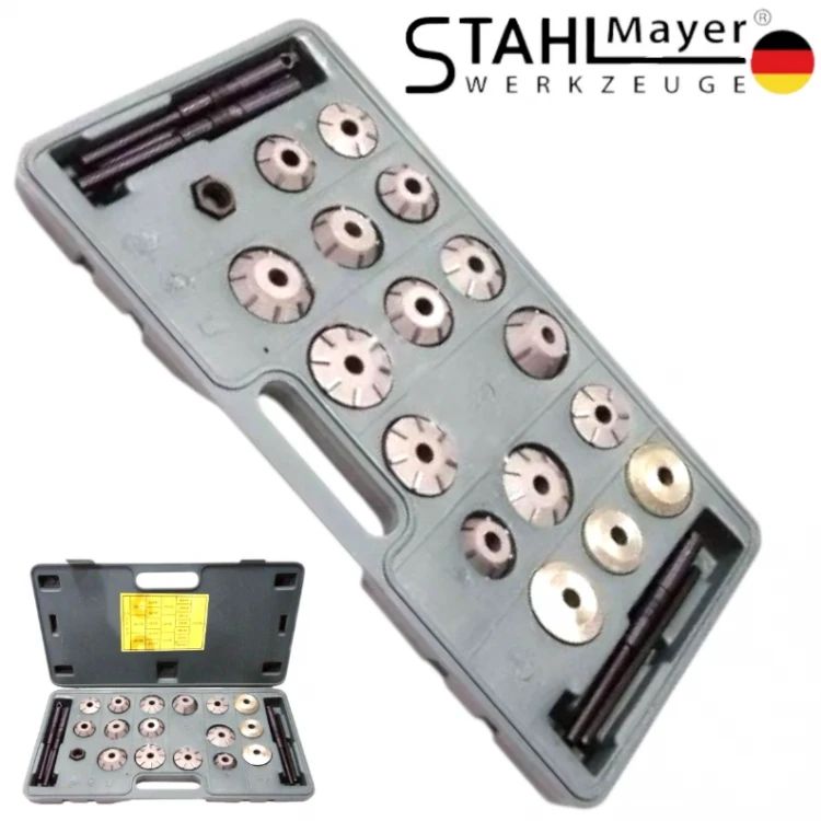 Set de freze pentru rectificarea scaunului de Supapă, STAHLMAYER Set de freze pentru rectificarea scaunului de Supapă, STAHLMAYER