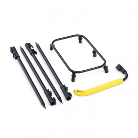 Suport galeata pescuit Mivardi Spod Station Rapid Box Professional (incl. 4 Stormpoles)