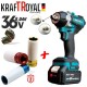Cheie de impact fără fir Kraft 36V 10Ah 850 N/m + chei tubulare de impact 3 buc. Cheie de impact fără fir Kraft 36V 10Ah 850 N/m + chei tubulare de impact 3 buc.