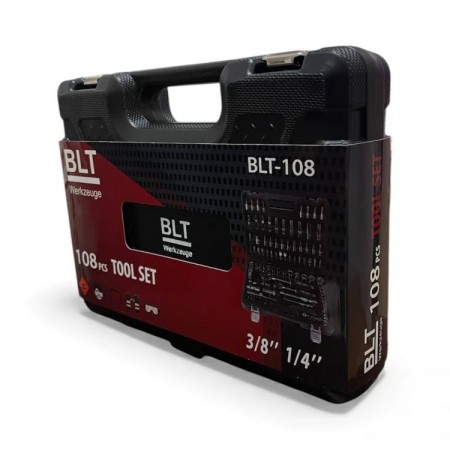 Set chei tubulare 108 piese 1/4" și 3/8" BLT Werkzeuge