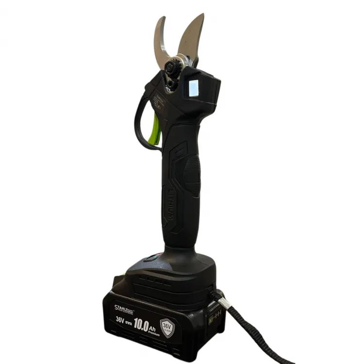 Set foarfece de grădinărit fără fir și ferăstrău fără fir StahlMayer 36V 10AH, afișaj LCD