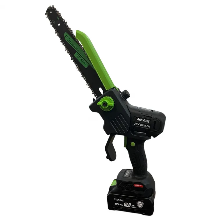 Set foarfece de grădinărit fără fir și ferăstrău fără fir StahlMayer 36V 10AH, afișaj LCD