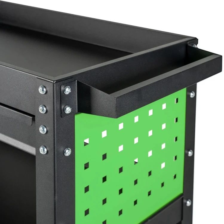 Cărucior de scule HAWEK cu 3 rafturi și 1 sertar, HW-1191