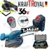 VENTUZĂ DE ASPIRAȚIE REÎNCĂRCABILĂ PENTRU GRESIE 36V 8AH (VIBRATOR) KRAFTROYAL