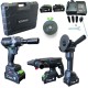 SET 4 IN 1, SURUBELNITA CU IMPACT, POLIZOR UNGHILAR, PERCOTOR PE BATERII, 36V 10 A, STAHLMAYER BLACK PRO SET 4 IN 1, SURUBELNITA CU IMPACT, POLIZOR UNGHILAR, PERCOTOR PE BATERII, 36V 10 A, STAHLMAYER BLACK PRO