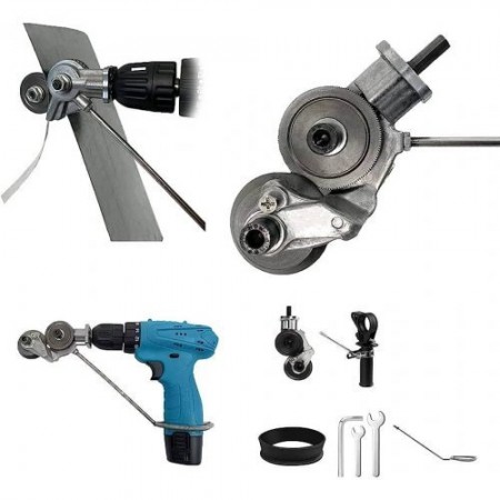 Adaptor de taiat tabla si materiale feroase pentru bormasina