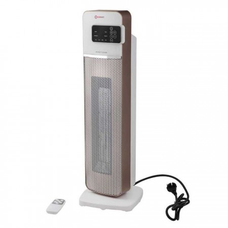 Aeroterma cu ventilator si incalzitor ceramic 2000W si 2200W, FORCEKRAFT cu display si telecomanda