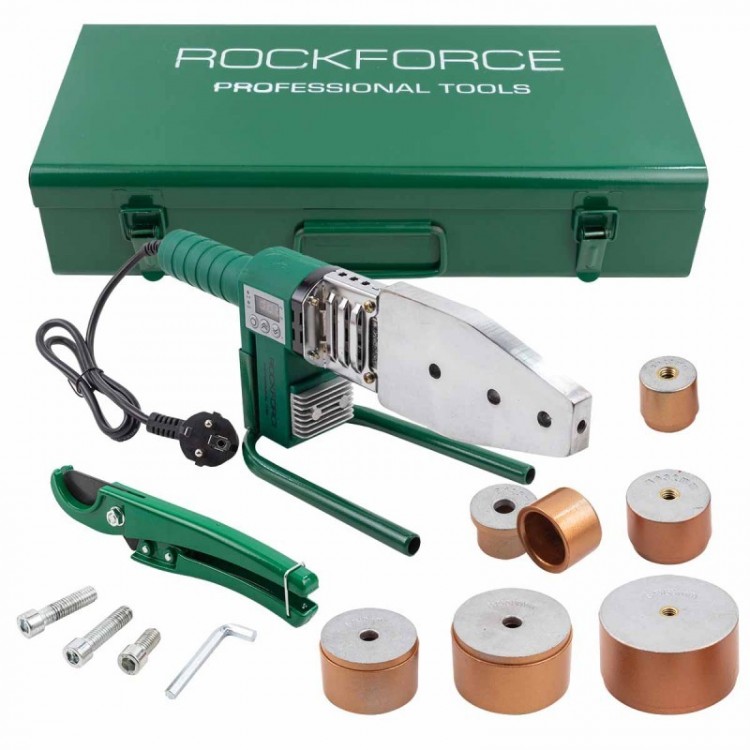 Aparat lipit tevi din polipropilena 1000W ROCKFORCE Aparat lipit tevi din polipropilena 1000W ROCKFORCE