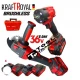 Set cheie cu impact fără fir Kraft 36V 8Ah 850 N/m + polizor unghiular fără fir 36V 8Ah 125 mm KraftRoyal Set cheie cu impact fără fir Kraft 36V 8Ah 850 N/m + polizor unghiular fără fir 36V 8Ah 125 mm KraftRoyal